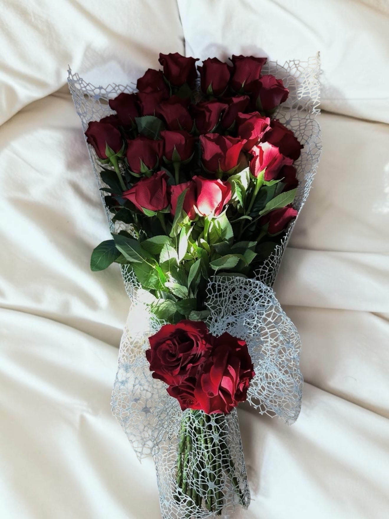 24 red roses